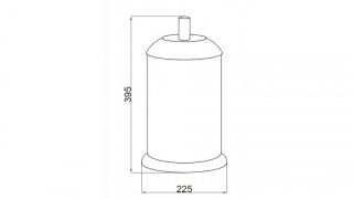 Ведро Boheme Murano Crystal золото 10907-CRST-G